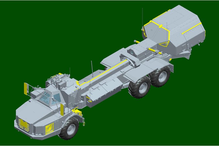 1:35 HobbyBoss 84579 Archer Artillery System FH77BW L52 &ndash; Swedish Self-Propelled Military Vehicle - Hbs84579 7 - HBS84579