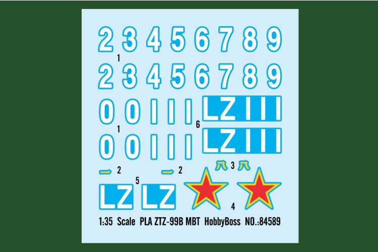 1:35 HobbyBoss 84589 PLA ZTZ-99B - Chinese Hoofdgevechtstank - Hbs84589 3 - HBS84589