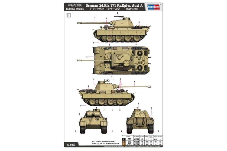 1:48 HobbyBoss 84830 German Sd.Kfz. 171 Pz.Kpfw. V Panther Ausf. A - Hbs84830 5 - HBS84830