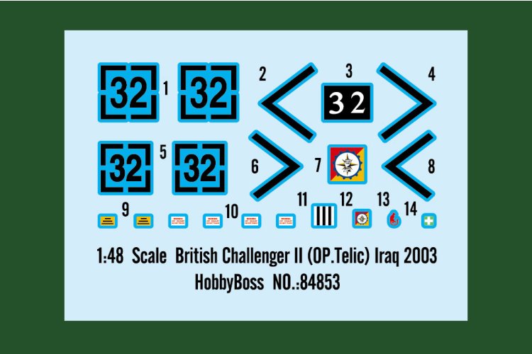 1:48 HobbyBoss 84853 Challenger 2 (Op. Telic Iraq 2003) - Britse Moderne Gevechtstank - Hbs84853 3 - HBS84853