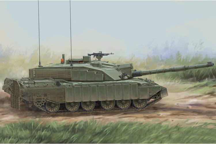 1:48 HobbyBoss 84854 Challenger 2 Enhanced Armour - Britse Tank - Hbs84854 1 - HBS84854