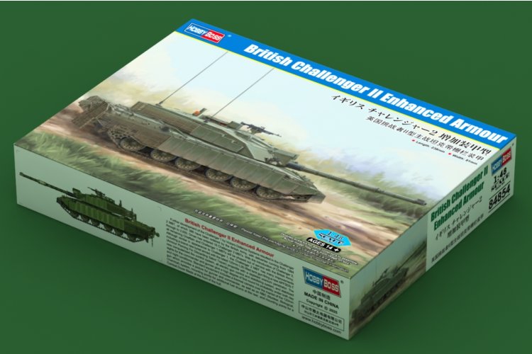 1:48 HobbyBoss 84854 Challenger 2 Enhanced Armour - Britse Tank - Hbs84854 2 - HBS84854