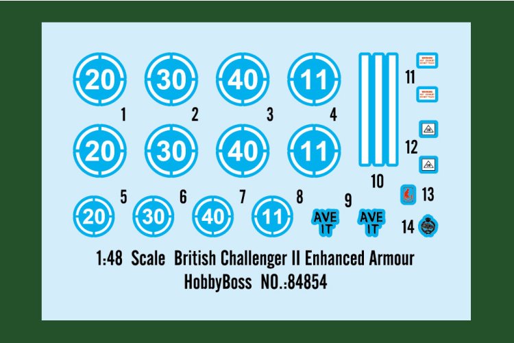 1:48 HobbyBoss 84854 Challenger 2 Enhanced Armour - Britse Tank - Hbs84854 3 - HBS84854