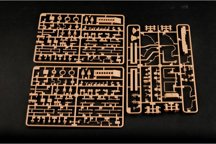1:35 HobbyBoss 85502 M1070 Truck Tractor & M1000 Heavy Equipment Transporter Semi-trailer - Hbs85502 11 - HBS85502