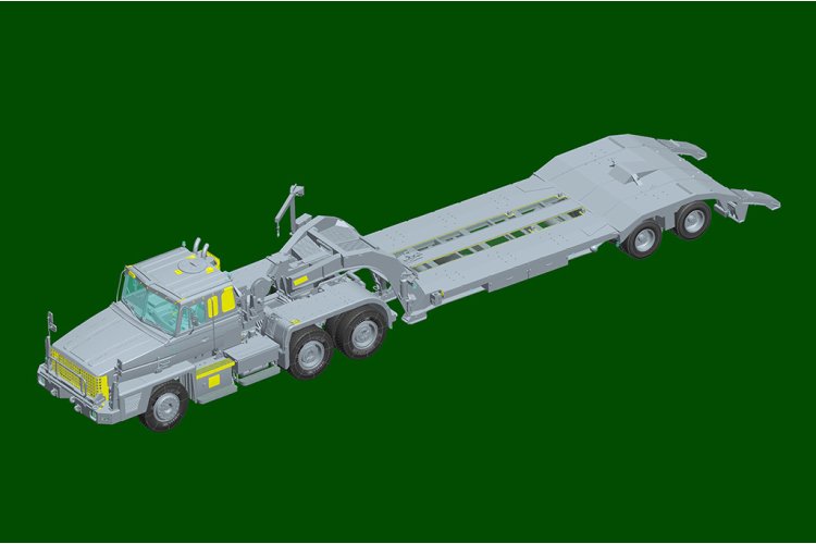 1:35 HobbyBoss 85527 Scammell Commander w/62ton Crane Fruehauf Trailer - Hbs85527 6 - HBS85527
