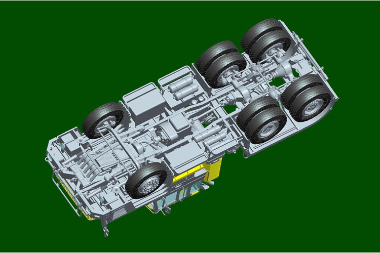 1:35 HobbyBoss 85527 Scammell Commander w/62ton Crane Fruehauf Trailer - Hbs85527 9 - HBS85527