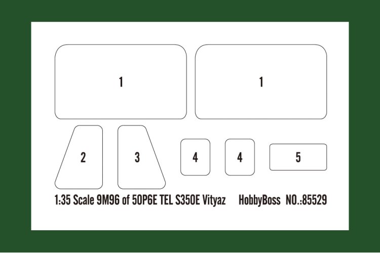 1:35 HobbyBoss 85529 9M96 of 50P6E TEL S350E Vityaz - Hbs85529 4 - HBS85529