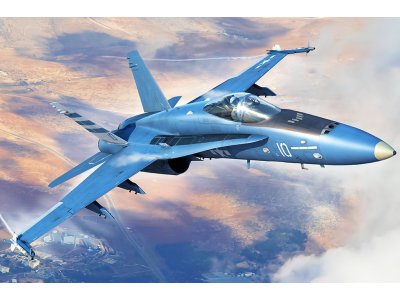 1:48 HobbyBoss 85810 McDonnell Douglas F/A-18C Hornet VFC-12 Fighting Omars - Amerikaans Jachtvliegtuig - Hbs85810 1 - HBS85810