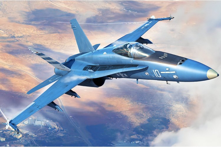 1:48 HobbyBoss 85810 McDonnell Douglas F/A-18C Hornet VFC-12 Fighting Omars - Amerikaans Jachtvliegtuig - Hbs85810 1 - HBS85810