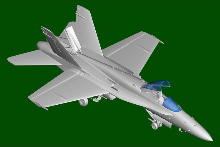 1:48 HobbyBoss 85810 McDonnell Douglas F/A-18C Hornet VFC-12 Fighting Omars - Amerikaans Jachtvliegtuig - Hbs85810 12 - HBS85810