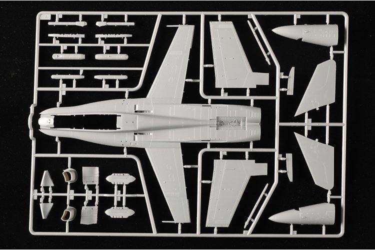 1:48 HobbyBoss 85810 McDonnell Douglas F/A-18C Hornet VFC-12 Fighting Omars - Amerikaans Jachtvliegtuig - Hbs85810 14 - HBS85810