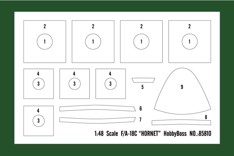 1:48 HobbyBoss 85810 McDonnell Douglas F/A-18C Hornet VFC-12 Fighting Omars - Amerikaans Jachtvliegtuig - Hbs85810 4 - HBS85810