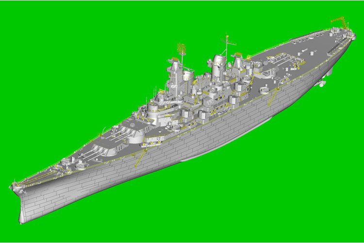 1:350 HobbyBoss 86517 Battleship USS Iowa BB-61 - Hbs86517 si - HBS86517