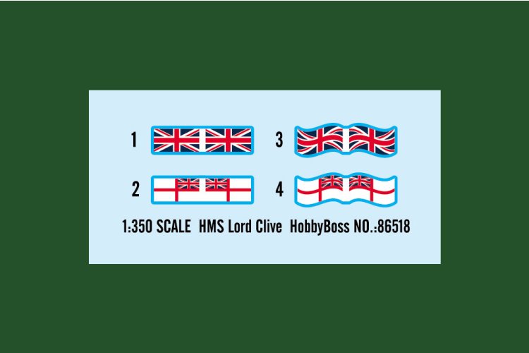 1:350 HobbyBoss 86518 HMS Lord Clive &ndash; Lord Clive-class Monitor &ndash; WWI British Motor Ship - Hbs86518 3 - HBS86518