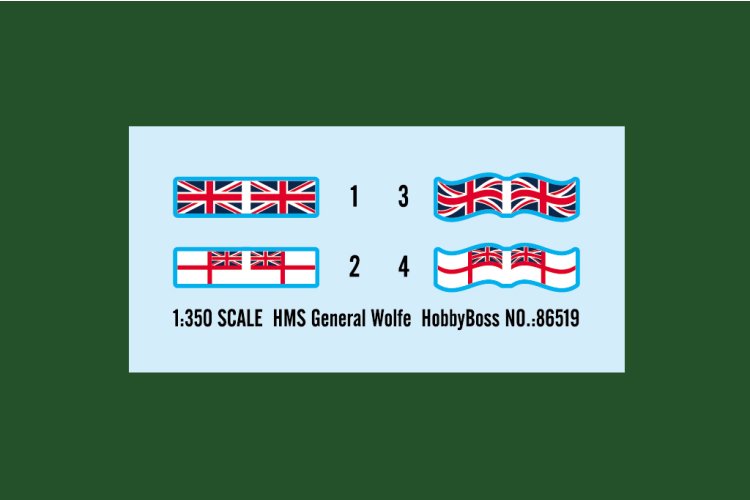 1:350 HobbyBoss 86519 HMS General Wolfe WWII &ndash; Lord Clive-klasse &ndash; Brits Monitor - Hbs86519 3 - HBS86519