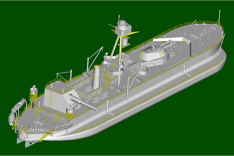 1:350 HobbyBoss 86519 HMS General Wolfe WWII &ndash; Lord Clive-klasse &ndash; Brits Monitor - Hbs86519 6 - HBS86519