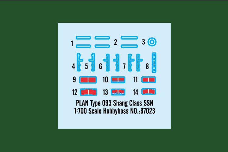 1:700 HobbyBoss 87023 PLAN Type 093 Shang Class SSN - Chinese Nucleaire Aanvalsonderzee&euml;r - Hbs87023 3 - HBS87023