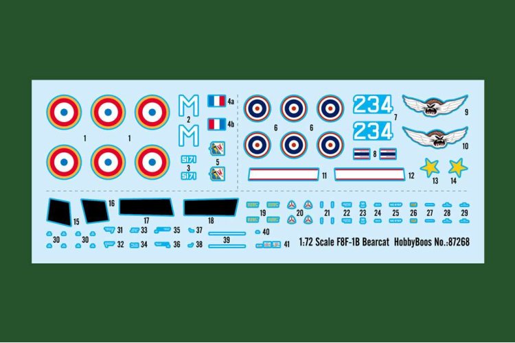 1:72 HobbyBoss 87268 F8F-1B Bearcat Plane - Hbs87268 3 - HBS87268