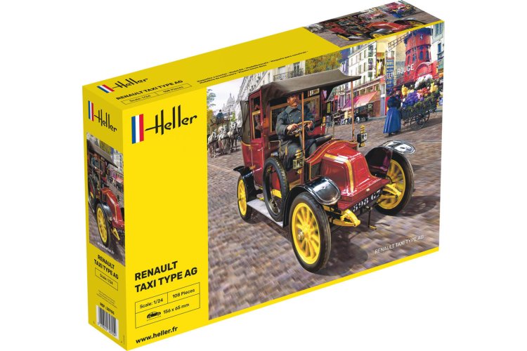 1:24 Heller 30705 Renault Taxi Type AG - Hel30705 1 1 - HEL30705