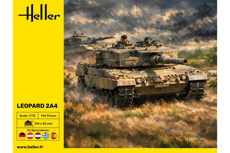 1:72 Heller 30800 Leopard 2A4 - German Main Battle Tank - Hel30800 3 - HEL30800