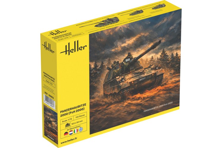 1:72 Heller 30803 Panzerhaubitze 2000 (PzH 2000) - German Self-Propelled Howitzer - Hel30803 1 - HEL30803