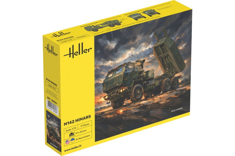 1:72 Heller 30806 M142 HIMARS - American Multiple Rocket Launcher - Hel30806 1 - HEL30806