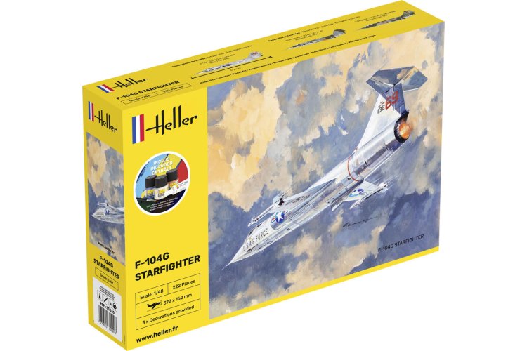 1:48 Heller 35520 F-104G Starfighter - Starter Kit - Hel35520 1 1 - HEL35520