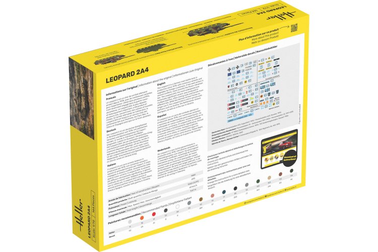 1:72 Heller 35800 Leopard 2A4 - German Main Battle Tank - Starter Kit - Hel35800 2 - HEL35800