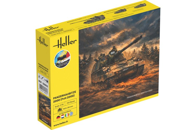 1:72 Heller 35803 Panzerhaubitze 2000 (PzH 2000) - German Self-Propelled Howitzer - Starter Kit - Hel35803 1 - HEL35803