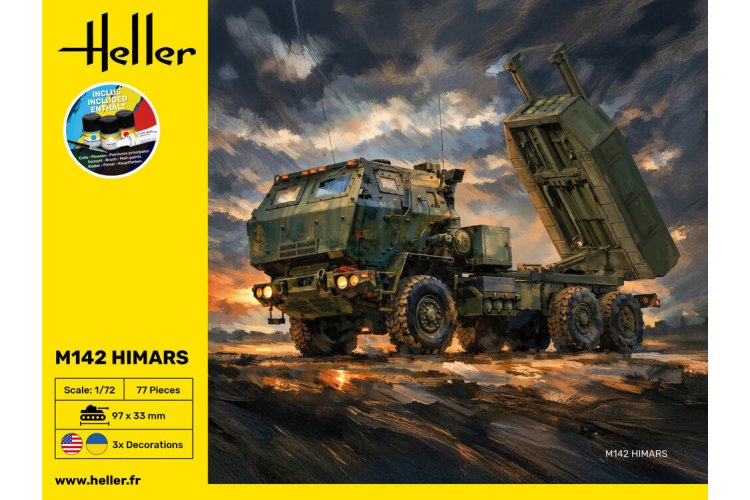 1:72 Heller 35806 M142 HIMARS - American Multiple Rocket Launcher - Starter Kit - Hel35806 3 - HEL35806