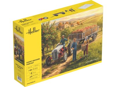 1:24 Heller 50334 Sunset Orchard Farm Set - 3 Figuren - Hel50334 1 - HEL50334