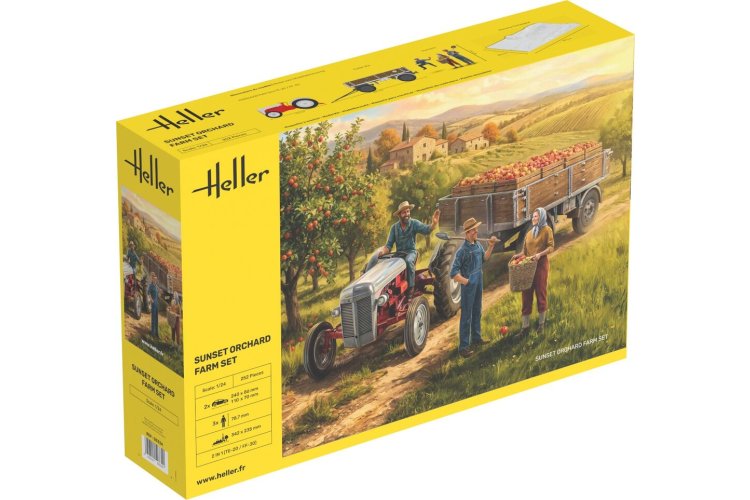 1:24 Heller 50334 Sunset Orchard Farm Set - 3 Figuren - Hel50334 1 - HEL50334