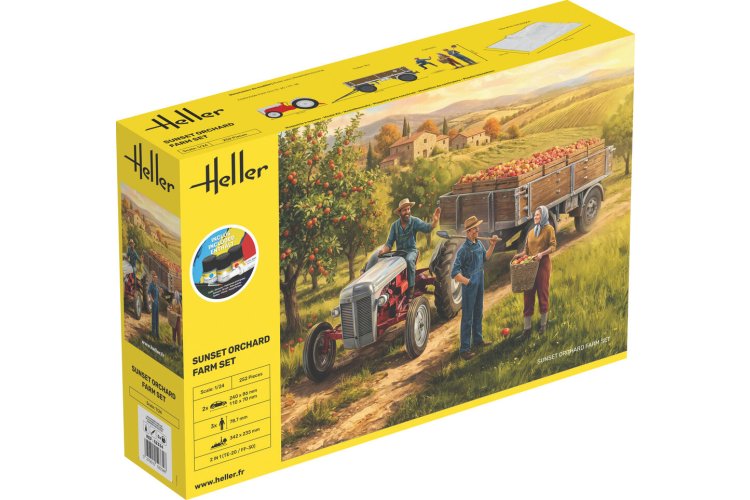 1:24 Heller 52334 Sunset Orchard Farm Set - 3 Figuren - Starter Kit - Hel52334 1 - HEL52334