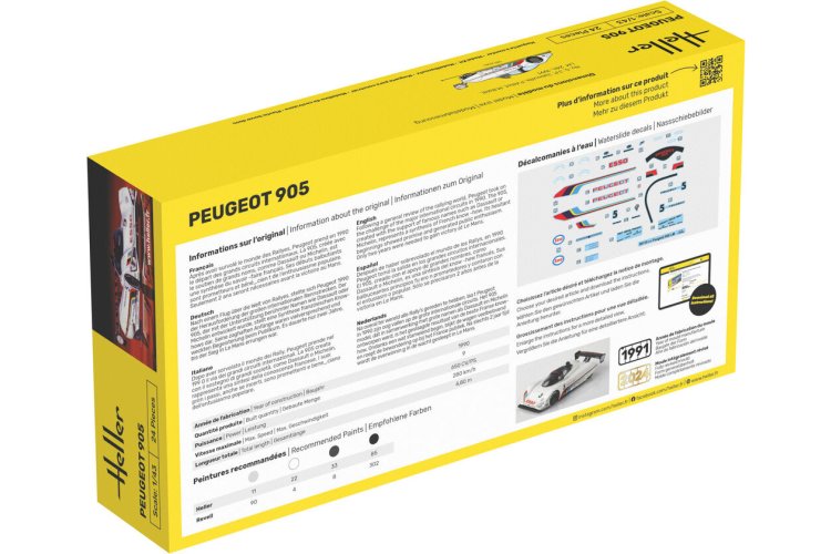 1:43 Heller 56110 Peugeot 905 - Race Auto - Starter Kit - Hel56110 2 - HEL56110