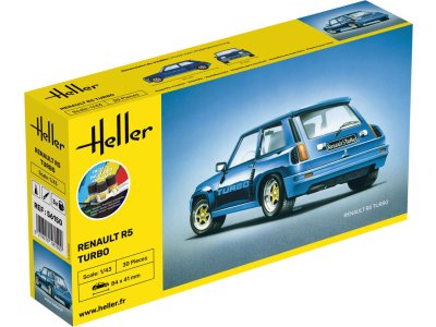 1:43 Heller 56150 Renault R5 Turbo - Franse Rallyauto - Starter Kit - Hel56150 1 - HEL56150