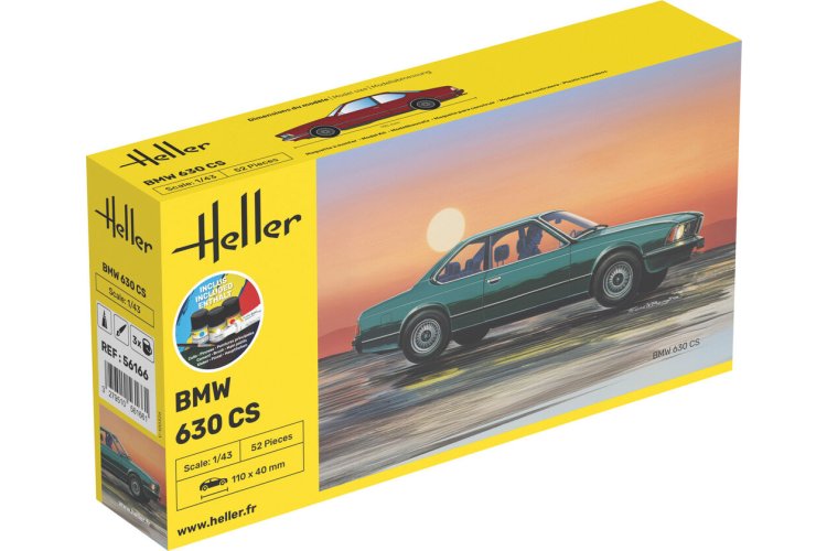 1:43 Heller 56166 BMW 630 CS - Duitse Luxe Coup&eacute; - Starter Kit - Hel56166 1 - HEL56166