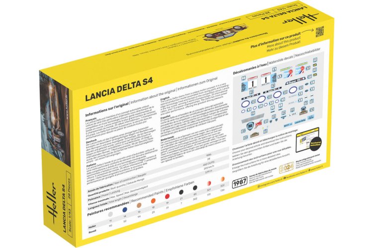 1:43 Heller 56177 Lancia Delta S4 - Italian Sports Car - Starter Kit - Hel56177 2 - HEL56177