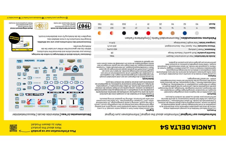 1:43 Heller 56177 Lancia Delta S4 - Italian Sports Car - Starter Kit - Hel56177 4 - HEL56177
