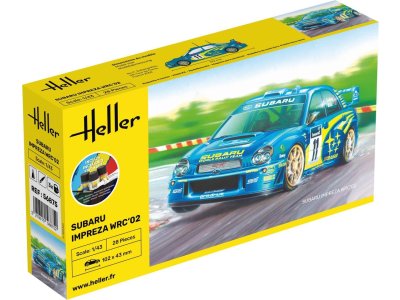 1:43 Heller 56199 Subaru Impreza WRC 2002 - Japanse Rallyauto - Starter Kit - Hel56199 1 - HEL56199