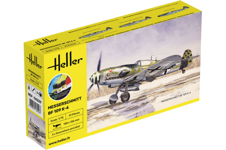 1:72 Heller 56229 Messerschmitt Bf 109 K-4 - Starter Kit - Hel56229 1 - HEL56229