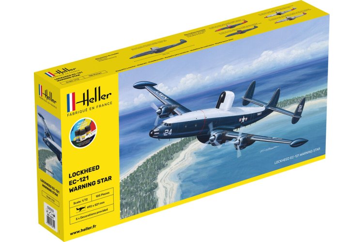 1:72 Heller 56311 EC.121 Warning Star Plane - Starter Kit - Hel56311 1 1 - HEL56311