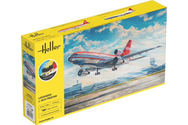 1:125 Heller 56451 Lockheed L-1011 Tristar - Aircraft - Starter Kit - Hel56451 1 - HEL56451