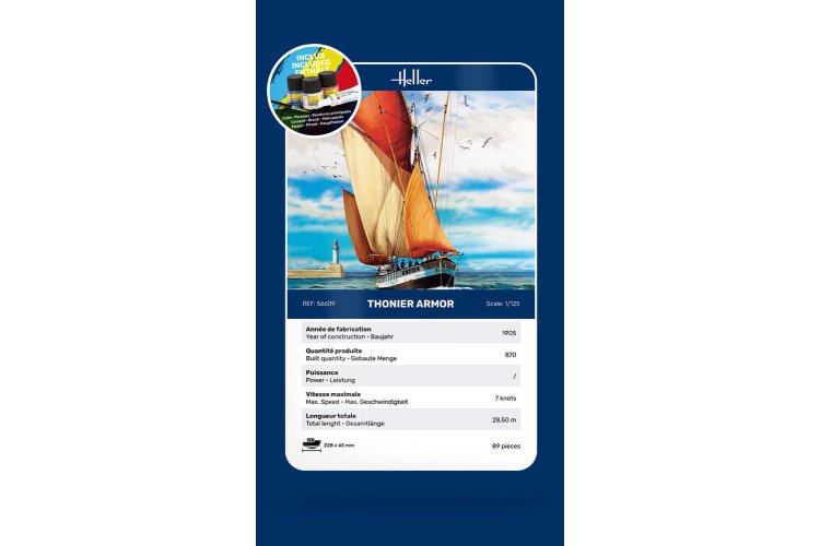 1:125 Heller 56609 Thonier Armor Ship - Starter Kit - Hel56609 4 - HEL56609