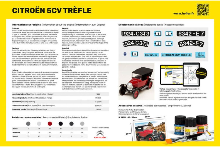 1:24 Heller 56702 Citroen Trefle - Starter Kit - Hel56702 2 - HEL56702