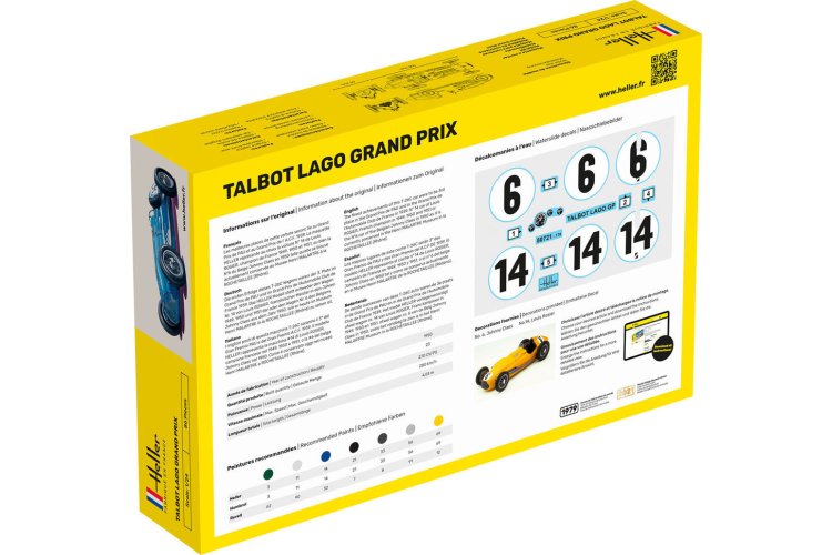 1:24 Heller 56721 Talbot Grand Prix - Starter Kit - Hel56721 3 - HEL56721