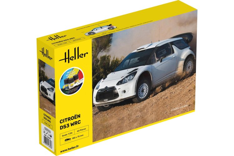 1:24 Heller 56758 Citroen DS3 WRC Rallye Auto - Starter Kit - Hel56758 1 - HEL56758