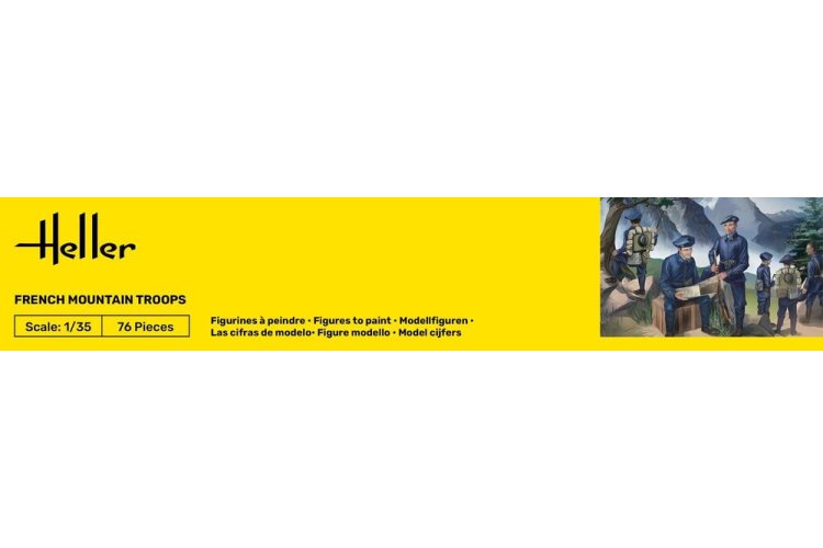 1:35 Heller 57223 French Mountain Troops - Figuren - Starter Kit - Hel57223 4 - HEL57223