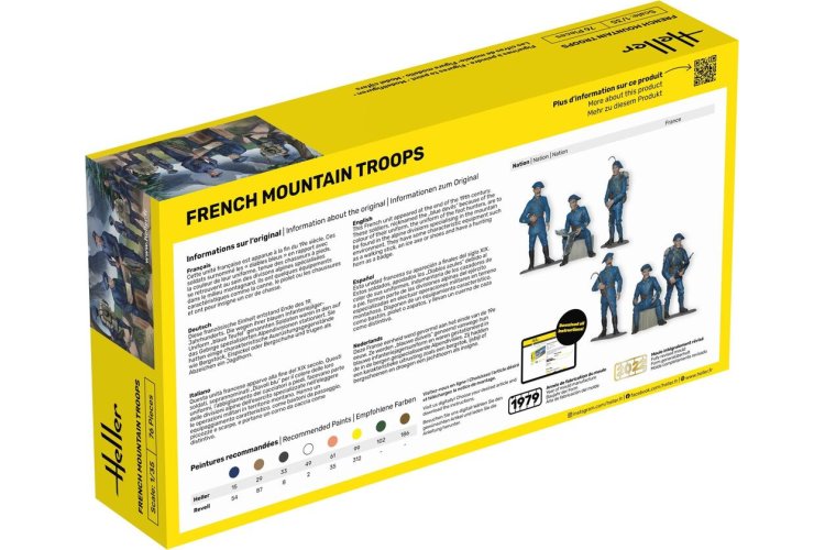 1:35 Heller 57223 French Mountain Troops - Figuren - Starter Kit - Hel57223 5 - HEL57223