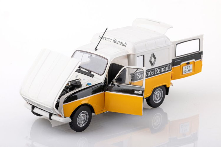 1:24 Heller 58700 Renault 4 F4 Fourgonnette - Franse Klassieke Bestelwagen - Starter Kit - Hel58700 3 - HEL58700