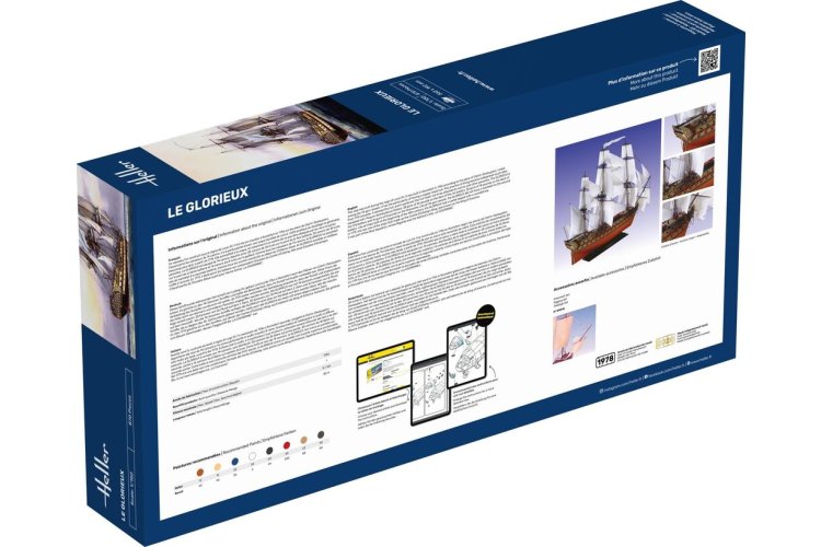 1:150 Heller 58889 Line Ship Le Glorieux - Starter Kit - Hel58889 2 - HEL58889